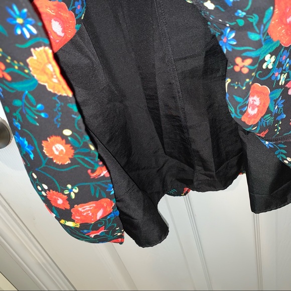 J. Crew Flutter Sleeve Floral Print Dress Small - Picture 5 of 13